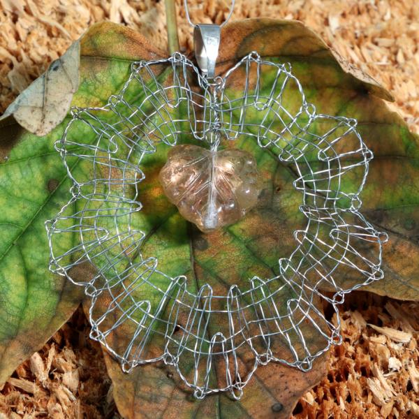 549 Klöppelschmuck Bastelset „Ahornblättchen"